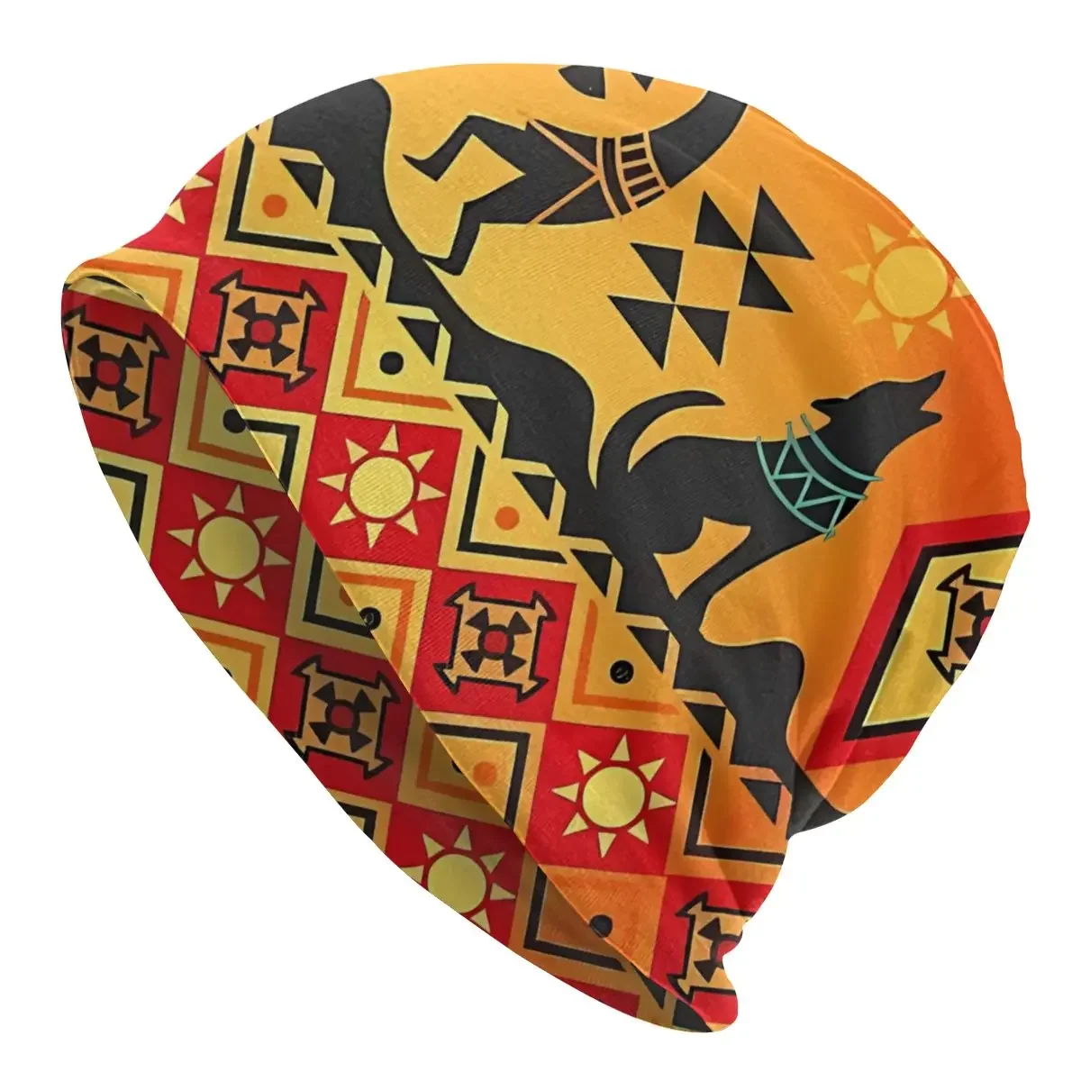 Шапочка шапки Kokopelli Hopi мужские женские тонкие шапочки шапка теплая на осень и