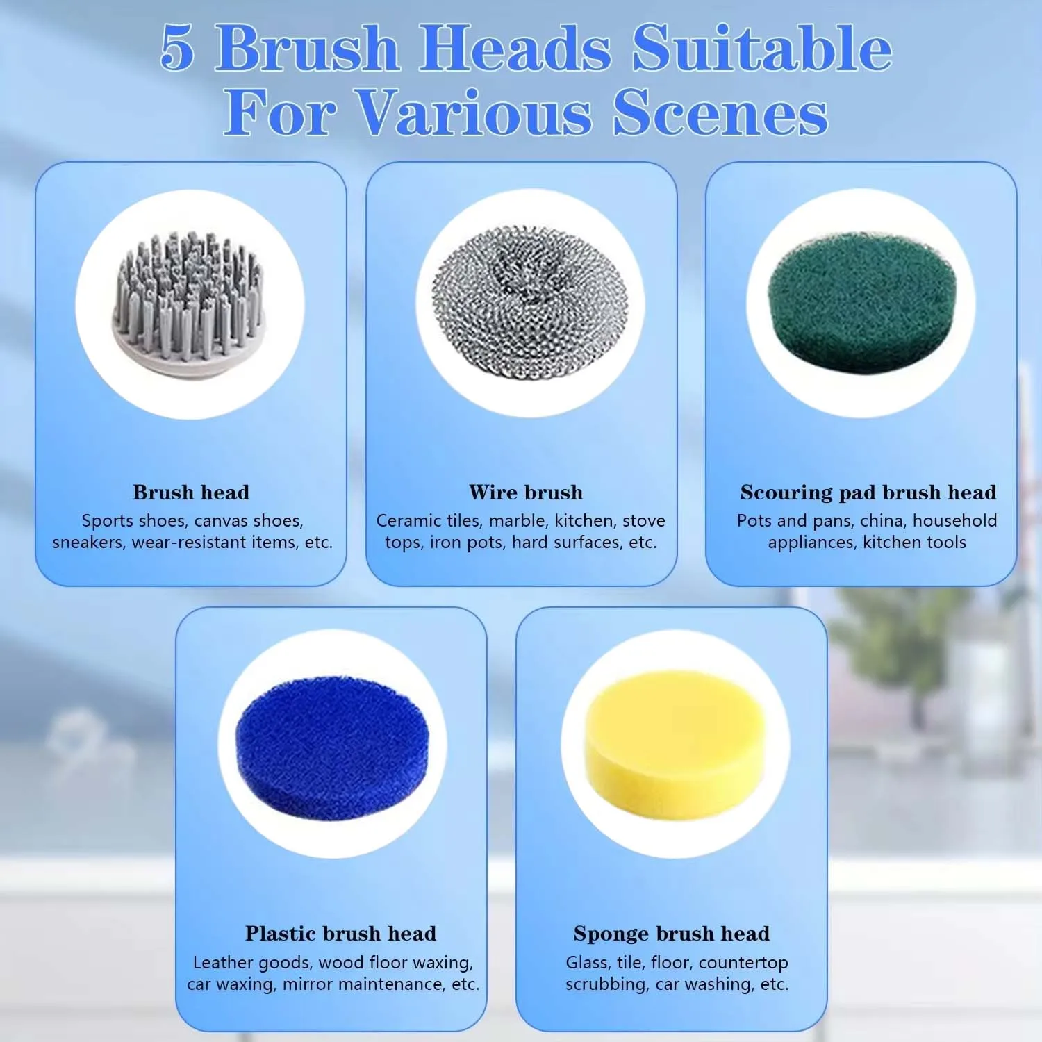 Щетка Xiaomi аккумуляторная беспроводная с зарядкой от USB IPX7