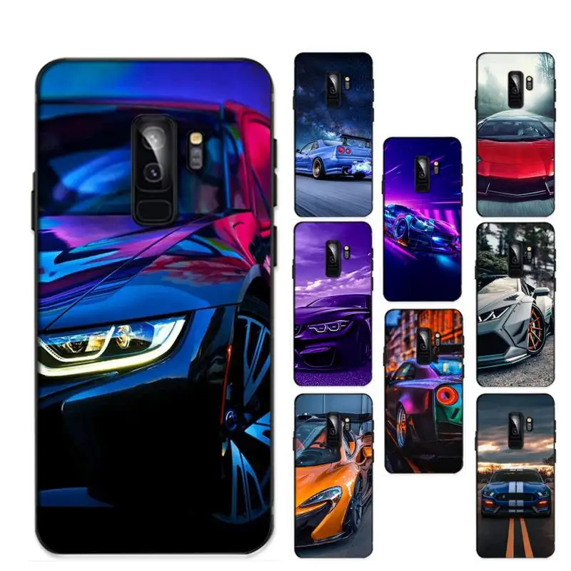 

FHNBLJ Cool Car Phone Case for Samsung S20 lite S21 S10 S9 plus for Redmi Note8 9pro for Huawei Y6 cover