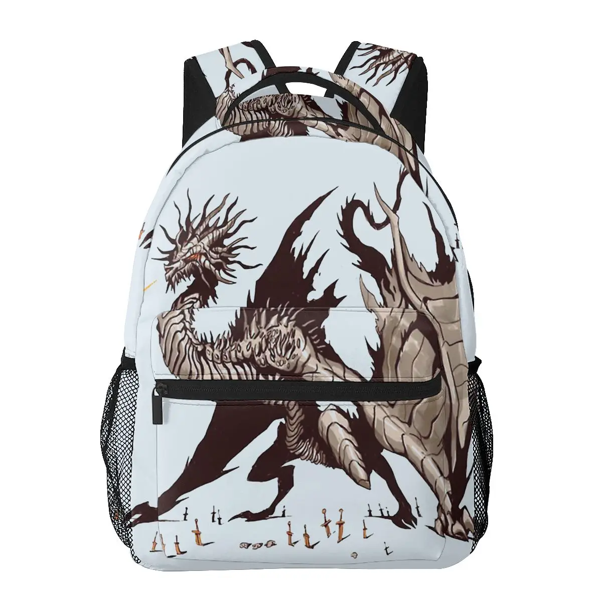 

Классный рюкзак Elden для девочек и мальчиков, дорожный ранец с кольцом-драконом для подростков, школьная сумка для взрослых