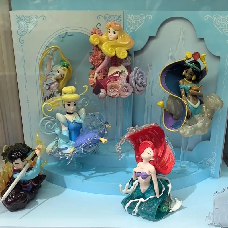 Подлинная принцесса Диснея художественная картинг слепая коробка Ариэль Жасмин