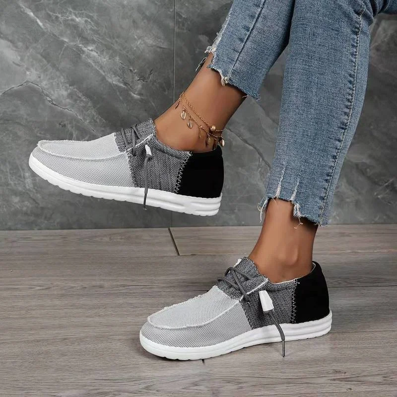 

Women Autumn Shoes 2021 New Light Slip On Ladies Comfortable Casual Loafers Large-Sized Home Outdoor Female Flat Sneakers
