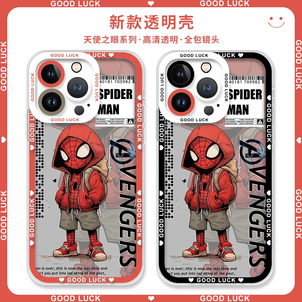 Чехол для телефона Cool Marvels SpiderMans IronMans Infinix Hot 50 40 30i 20 20i 12 12i 11 1010i 10s 9 8 Play NFC 4G 5G TPU Case
