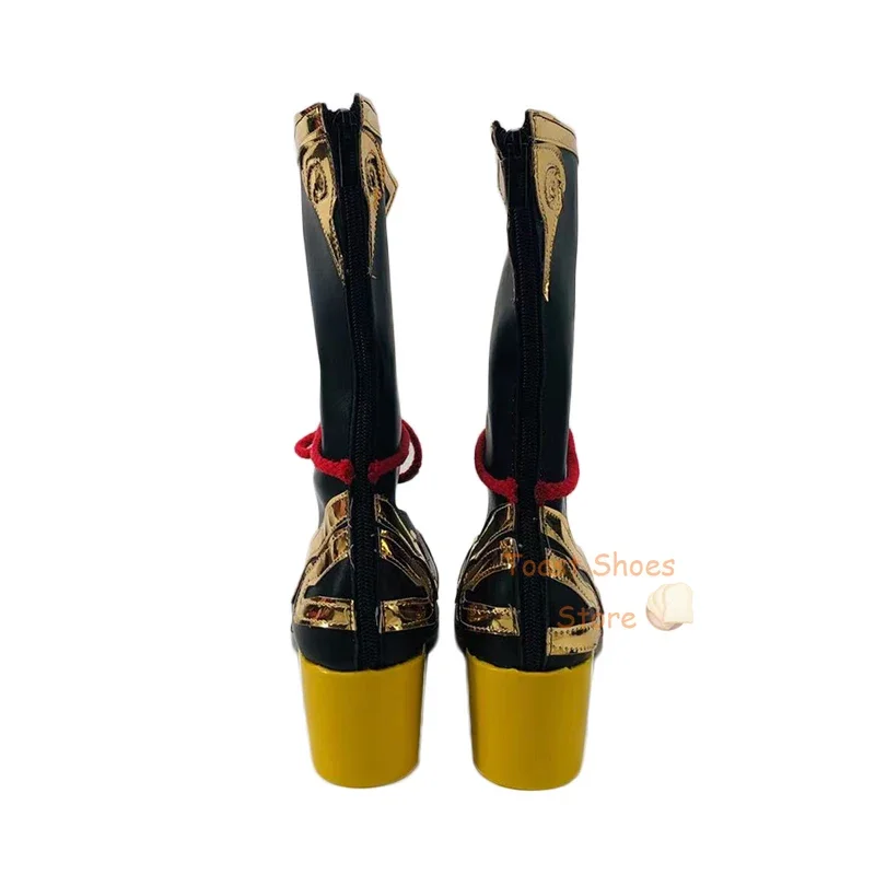 Сапоги для косплея из игры Genshinimpact Xiangling комикс Хэллоуина вечеринки косплей