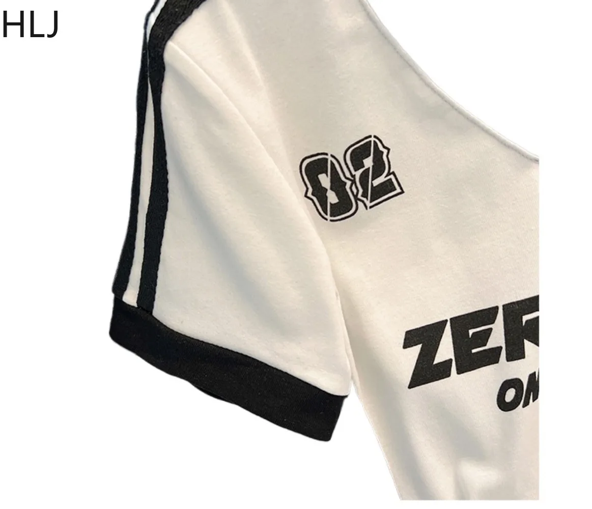 HLJ&ampGG Sweet Y2K Уличная одежда для женщин Топ с V-образным вырезом и короткими