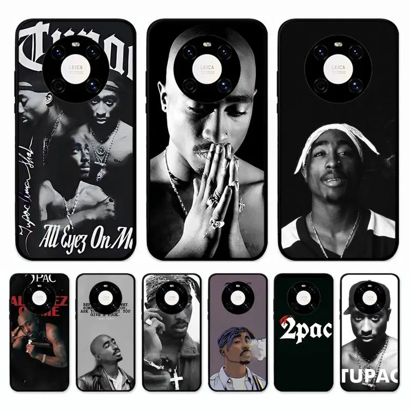 

Hiphop Rap Singer 2Pac Phone Case for Huawei Mate 20 10 9 40 30 lite pro X Nova 2 3i 7se