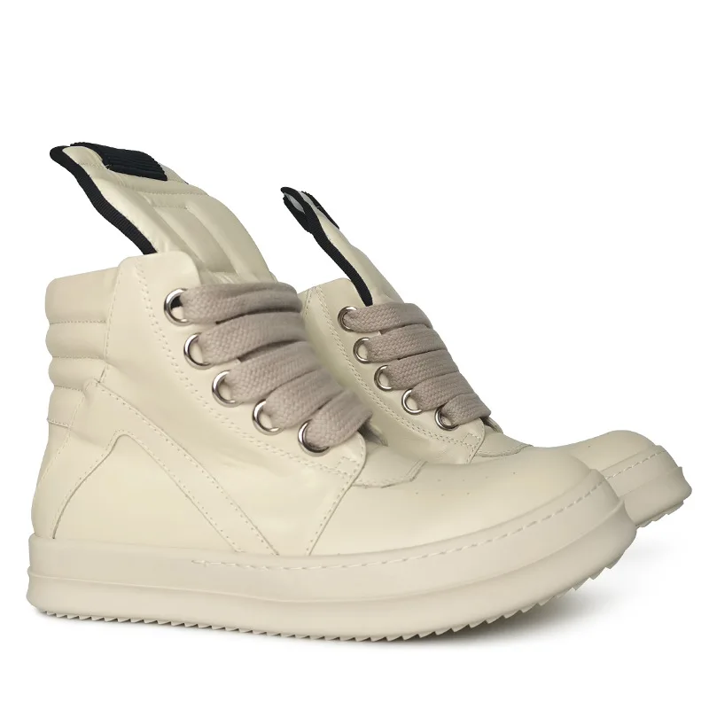 

Rick Hip Hop RO Owens Casual Sneaker Men's Soled Boots Couple's Shoes Shoe Streetwear Owens Shoes Men Women