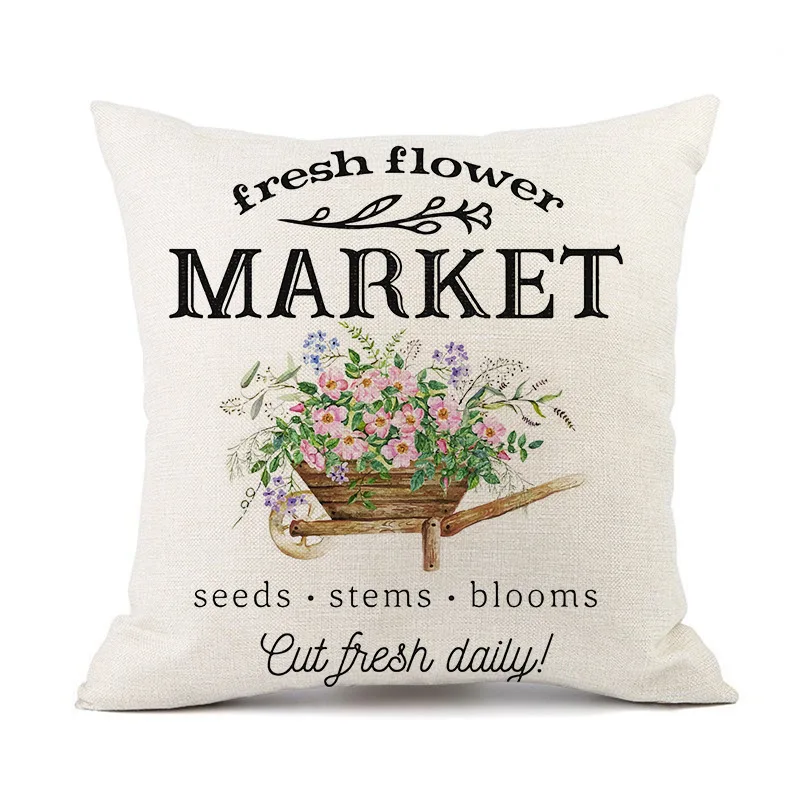 Рисунок 5 - Наволочка льняная с цветочным принтом