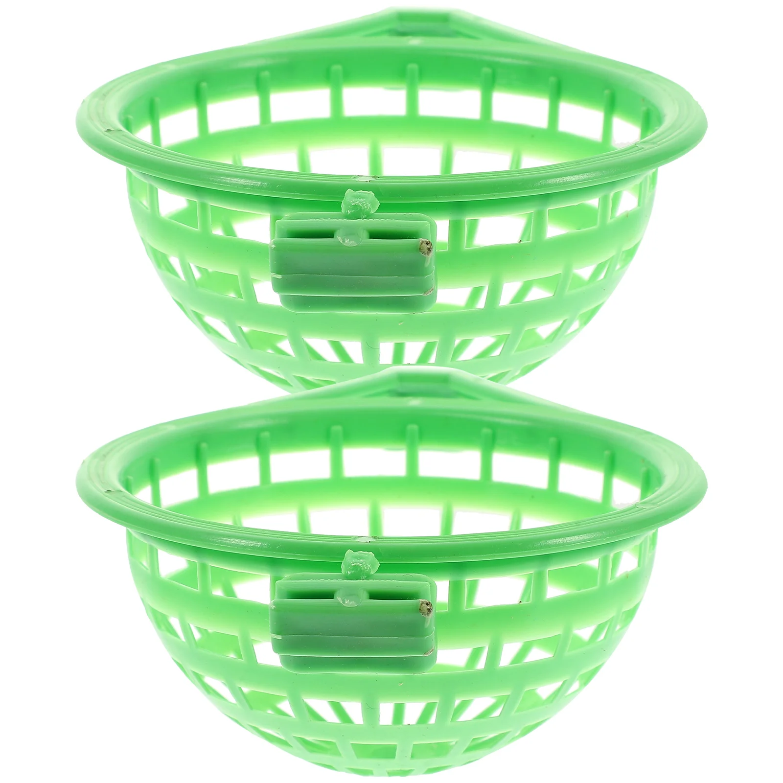 

2 PCS Bird Hideaway Jaulas Para Pajaros Periquitos Nesting Bowls The Birdcage Basin Plastic Nests Cages Birds