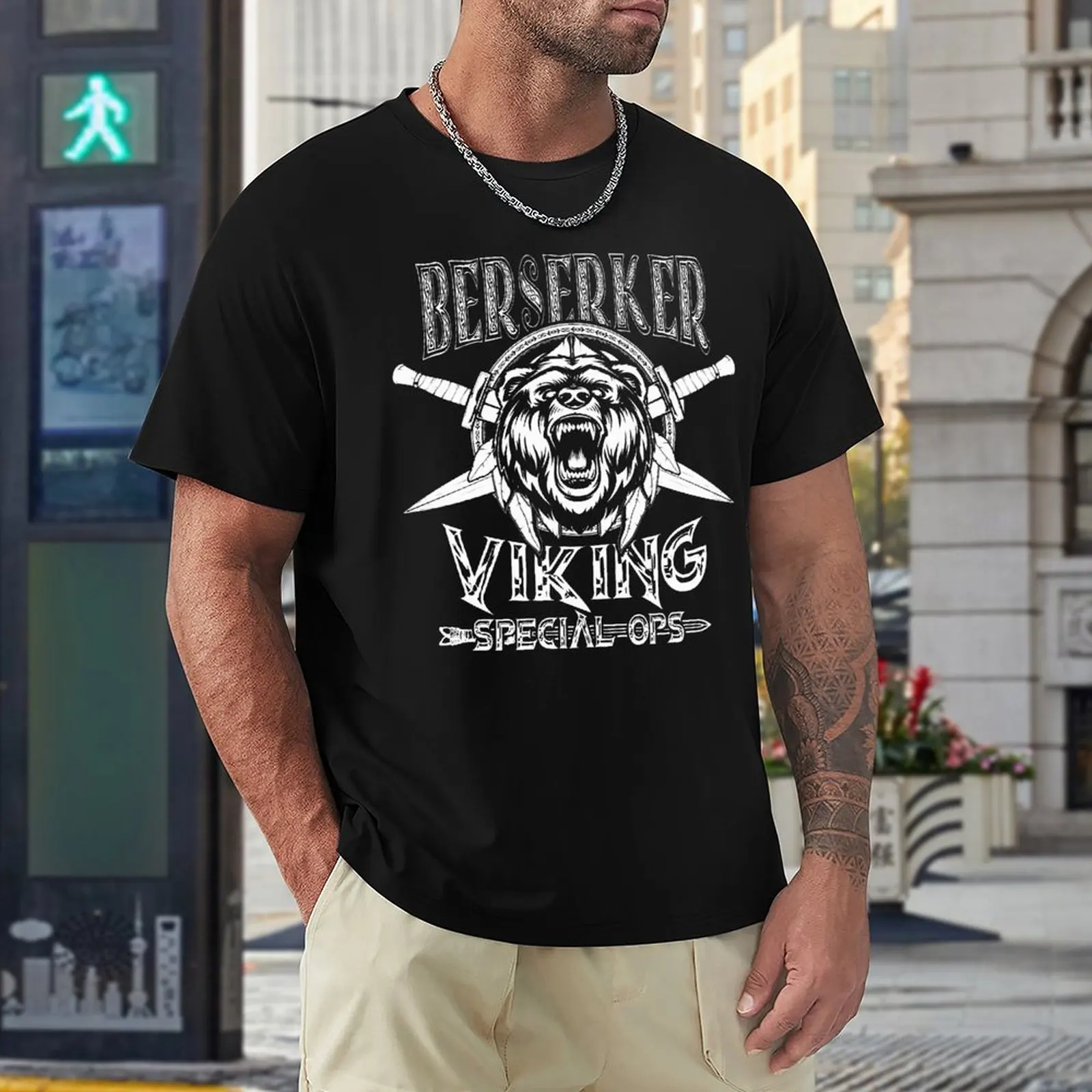 

Berserker Viking Special Ops Vikings T-shirt Fresh Motion Tees Graphic Vintage Fitness Funny Joke Eur Size