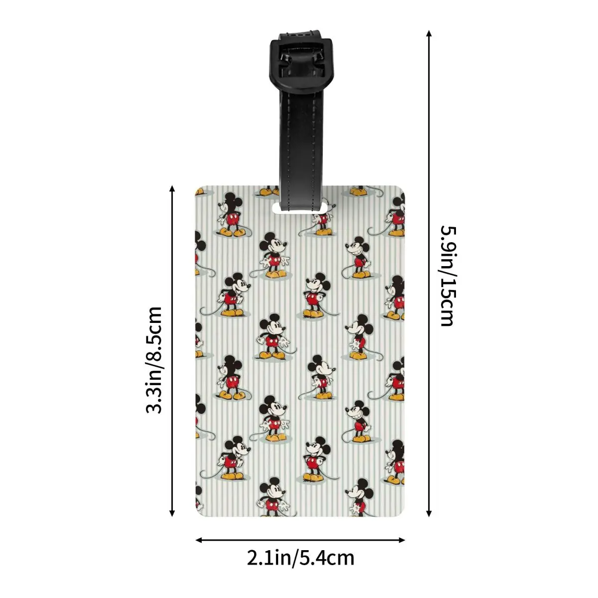 Индивидуальная бирка для багажа с изображением Микки Мауса защитные бирки