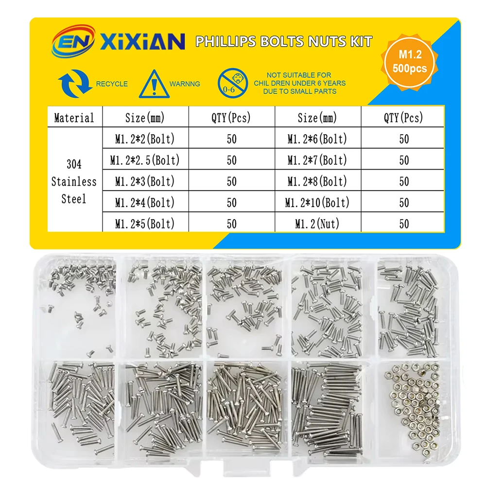 

Набор винтов EN XIXIAN для часов M1 M1.2 M1.4 M1.6