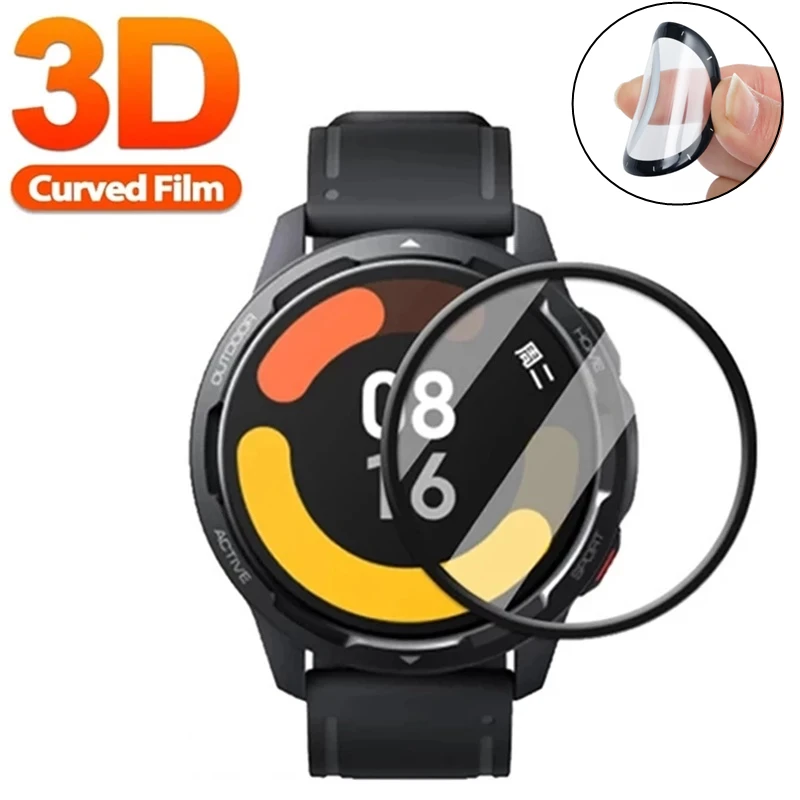

Изогнутая Защитная 3d-пленка для смарт-часов Xiaomi Watch S1 Active