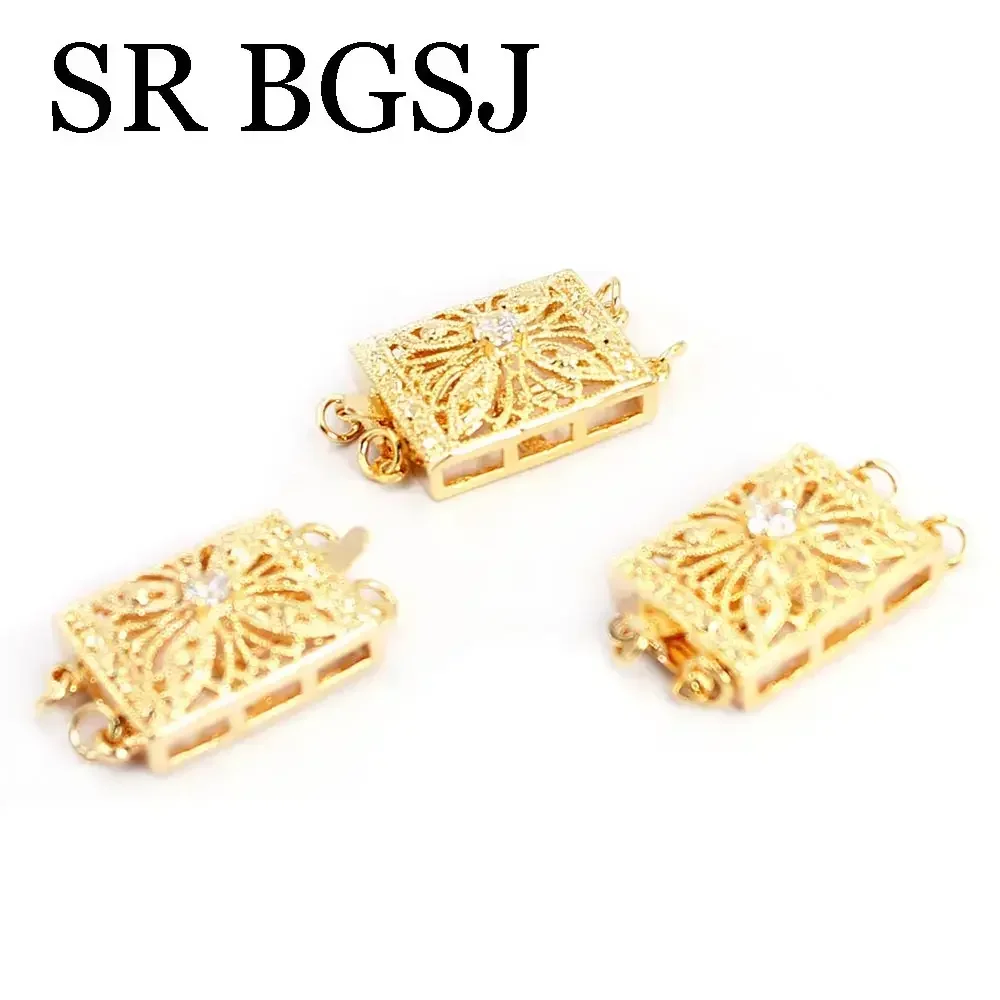 Комплект фурнитуры для бижутерии SR BGSJ желтый металл
