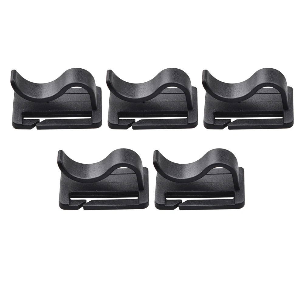 

5Pcs 3.5x2.6cm Water Pipe Clips Backpack Drink Clip Fixed Rotation Snaps Buckle Outdoor Camping Rotote 360 Degrees