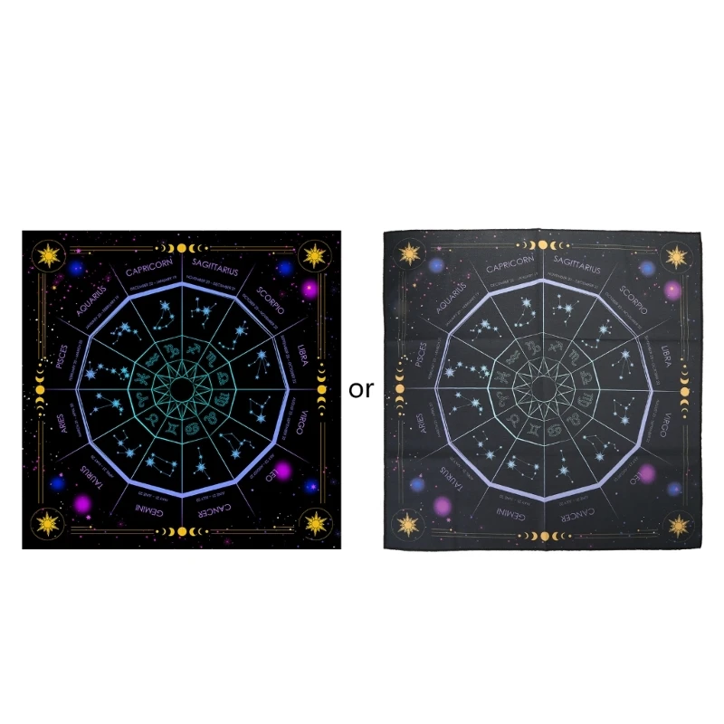 

19x19in Star Pendulum Board Обложка стола для лозоходства Гадание Настольная игра Скатерть