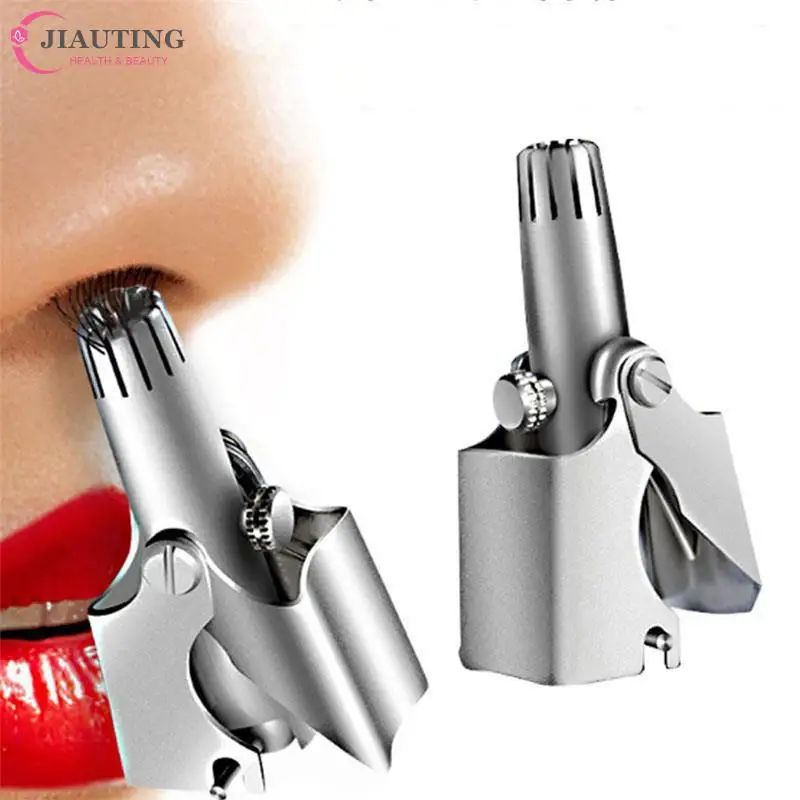 

Men's Nose Hair Ear Trimmer Stainless Steel Manual Makeup Scissors Trimmer