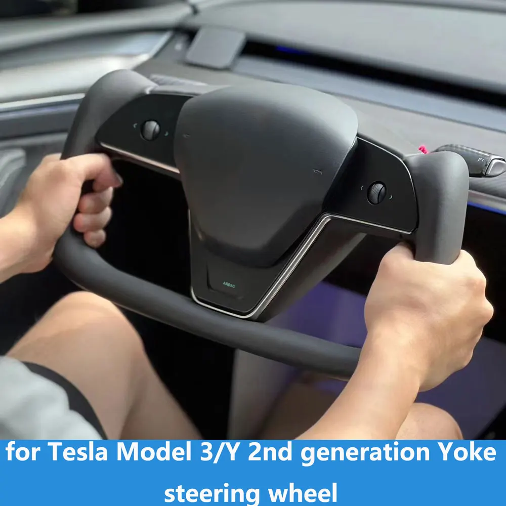 Рулевое колесо с хомутом для Tesla Model 3 Y II рулевое содержит автозапчасти из кожи napa