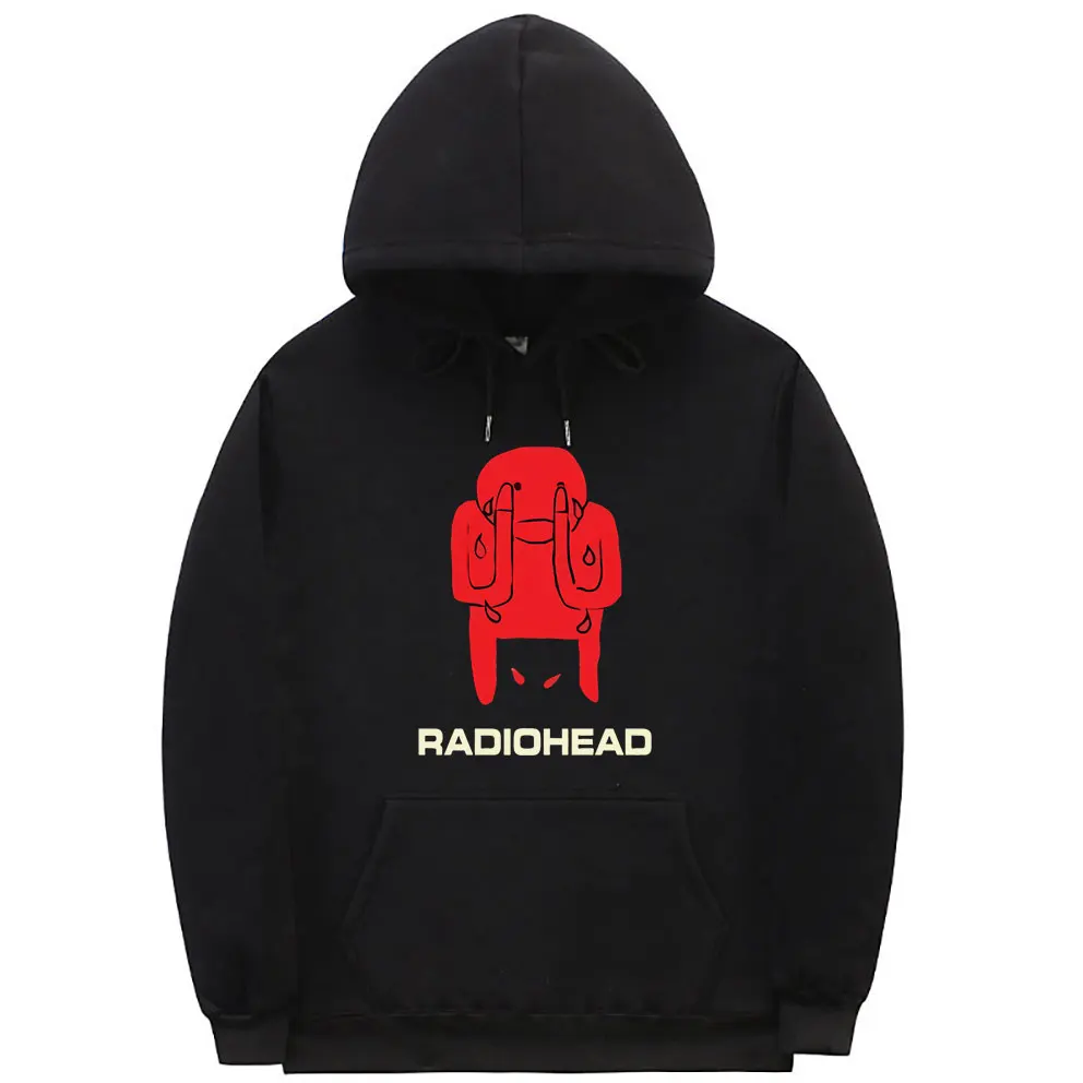 

Awesome Radiohead Amnesiac Graphic Print Hoodie Streetwear Long Sleeves Men Women Fashion Hip Hop Rock Gothic Style Sweatshirt