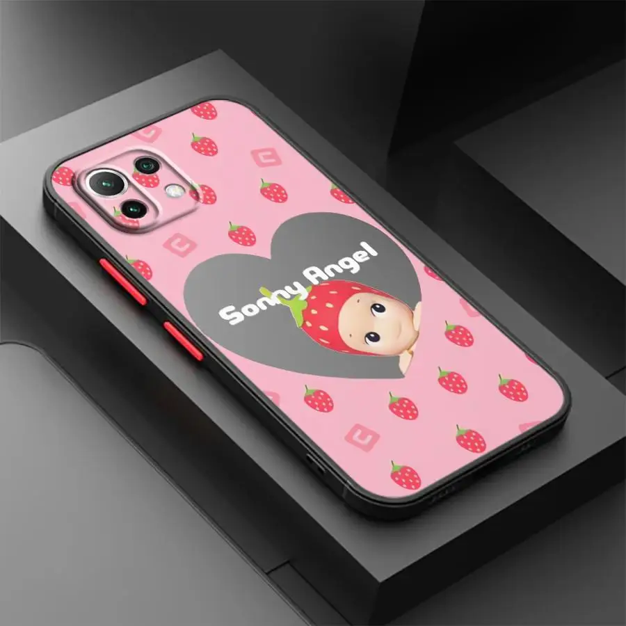 Sonny Angel Strawberry Grapes Phone case for Xiaomi Mi 11 Lite 5G 11T 12 12X 12T Pro X3 NFC X4Pro5G X4NFC5G X5 Poco C40