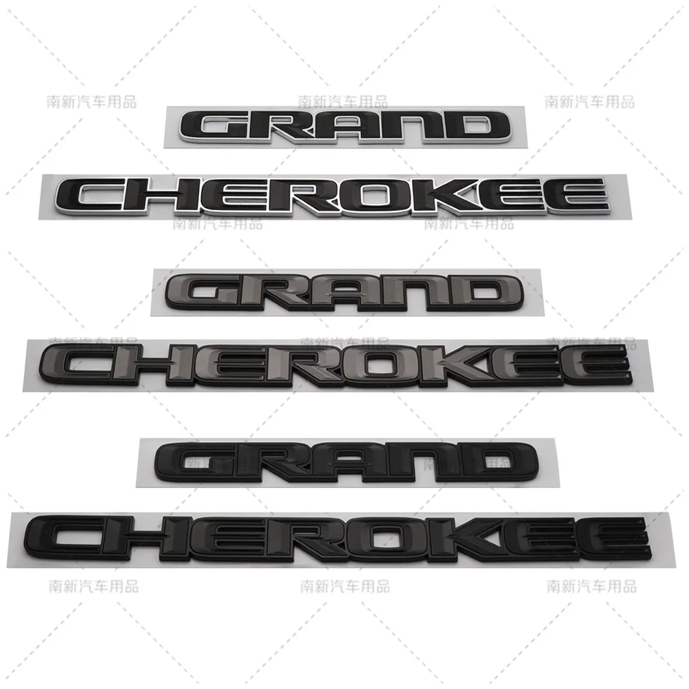 

3D Car Sticker Fender Side Emblem Badge Logo for Jeep Grand Cherokee WK2 WK WJ SRT 2013 2014 2015 2016 Car Styling Accessories