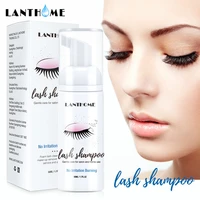 10pcs 50ml professional eye lashes foam cleaner kit individual eyelash extension glue shampoo eyelashes makeup remover brush