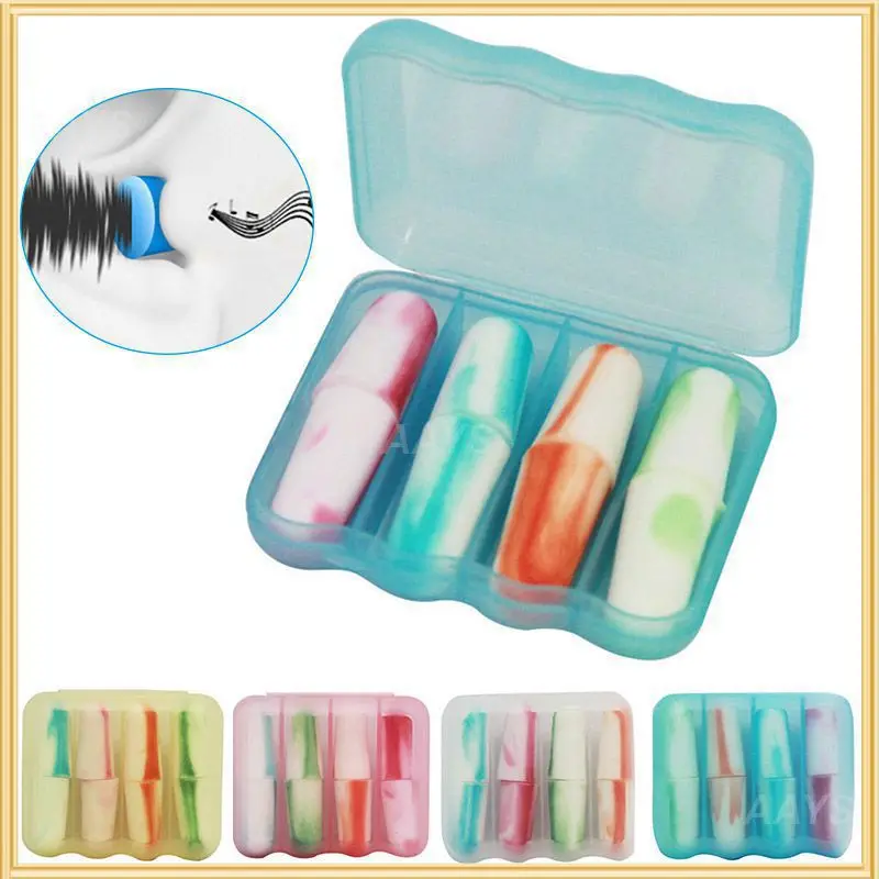 

1pair Comfort Soft Sleep Noise Foam Ear Plugs Tapered Travel Reduction Prevention Earplugs Sound Insulation Ear Protection