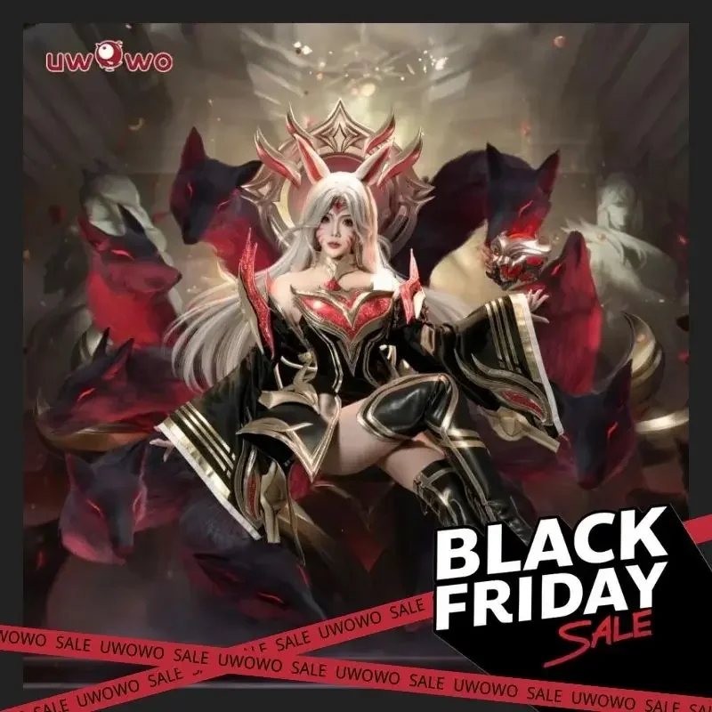 ПРЕДПРОДАЖА UWOWO Ahri Косплей League of Legends/LOL: Immortalized Legend Костюм с хвостом и чехлом