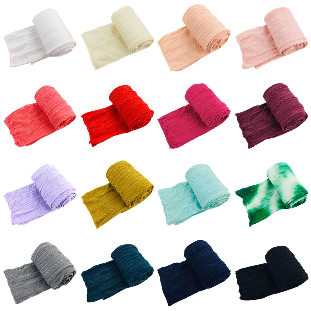 Однотонная мягкая эластичная нейлоновая трикотажная полоска для изготовления