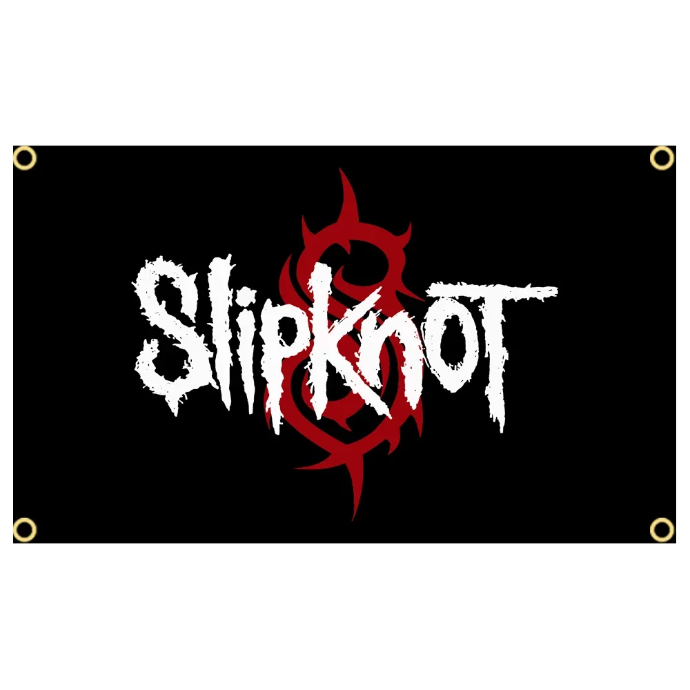Фото 3x5 футов Slipknots хэви-метал группа флаг плакат гобелен полиэстер цифровая печать баннер для гаража Крытый уличное украшение №2