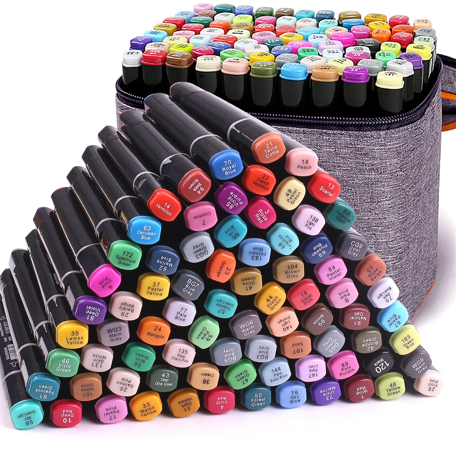 

Multicolor Markers Set Manga Drawing Markers Pen Double Headed Alcohol Based Sketch Felt-Tip Twin Brush Pen Art Supplies