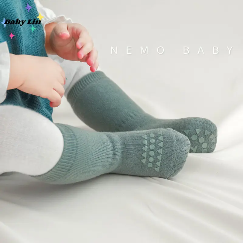 

Autumn Skidproof Sole Infant Boy Sock Newborn Baby Comfortable Thick Winter Kids Terry Cotton Girl Toddler Socks 0-3T