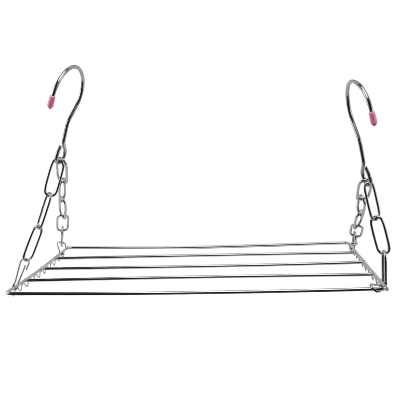 

Multifunctional Clothes Drying Rack, Stainless Steel Laundry Garment Drying Hanger For Hanging Clothes, Towels, Socks