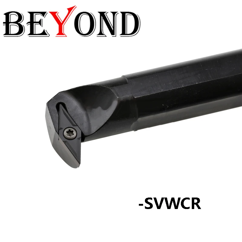 

BEYOND S16Q S20R S25S S32T SVWCR SVWCR11 SVWCR16 Internal Turning Tool Carbide Inserts Holder Lathe Shank CNC Cutter Boring Bar