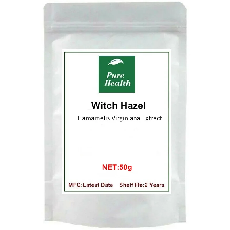 

50g-1000g Hot Sell Witch Hazel Extract Powder Organic Hamamelis Virginiana 50:1 Plant Extract