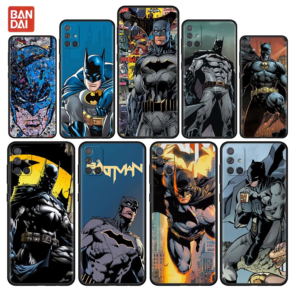 

Batman Cute Case For Samsung Galaxy A12 A52 A41 A32 A21s A71 A02s A32 5G A31 A72 A22 A11 Black TPU Phone Shell