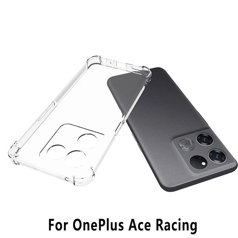 Для Oneplus Ace Racing чехол прозрачная подушка безопасности силиконовый ТПУ задняя