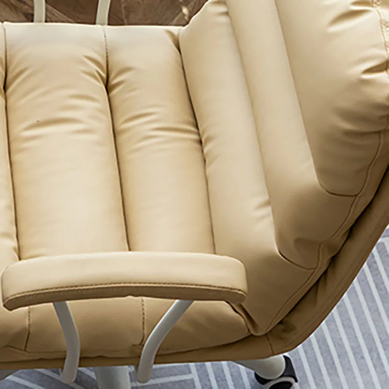 Ленивые коричневые игровые стулья растягивающаяся комната поворотное кресло