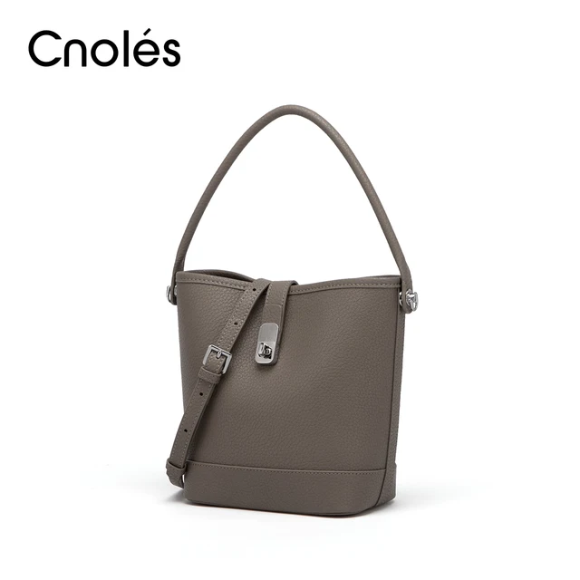 Cnoles Autumn Winter Grey Bucket Bag 3