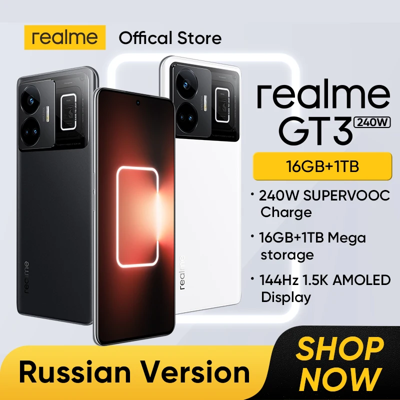[World Premiere] realme GT3 240W SUPERVOOC Charge Snapdragon 8+ Gen1 6.74