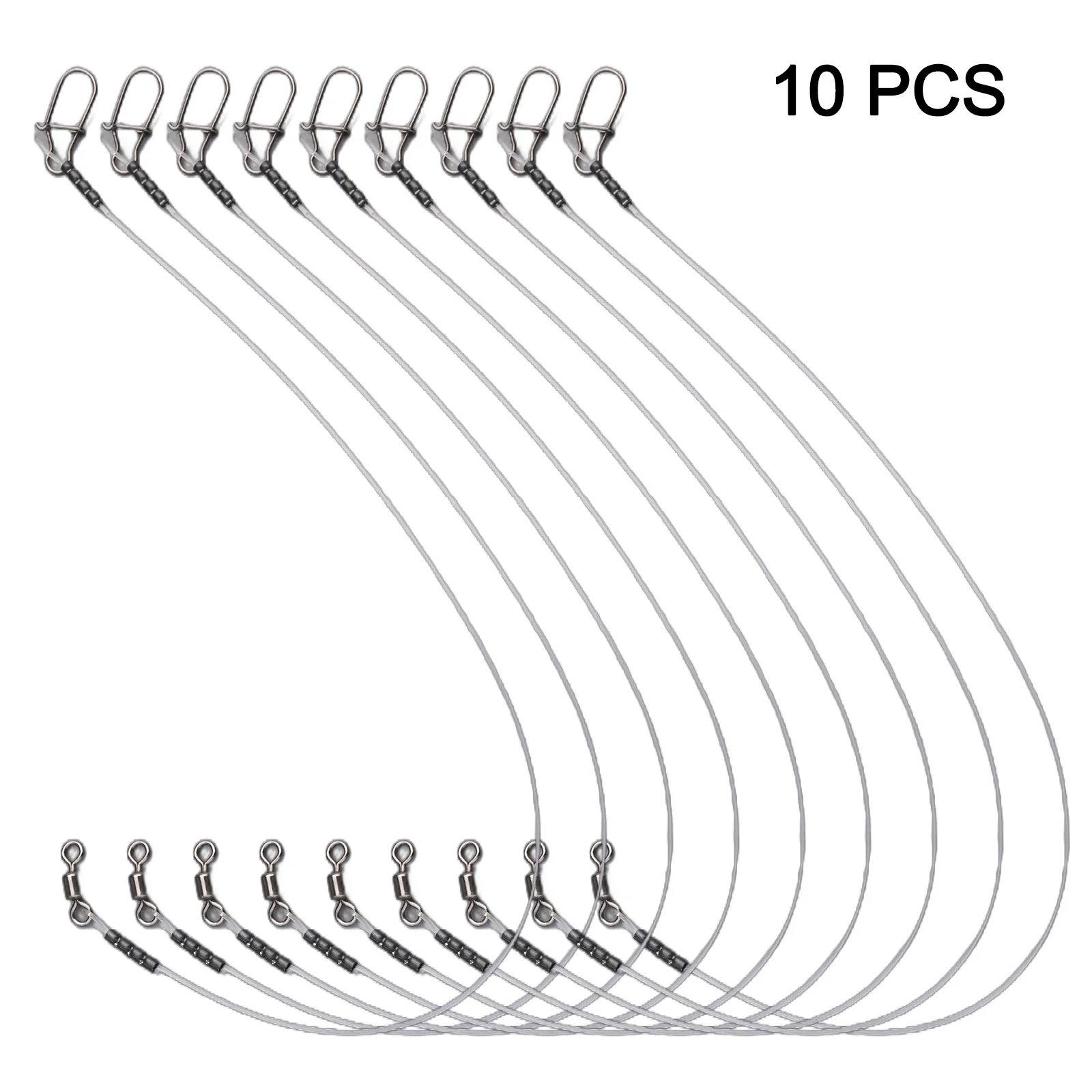 10 шт. флюороуглеродные рыболовные поводки леска 15/20/25/30/40 см 7-18 кг поводок из