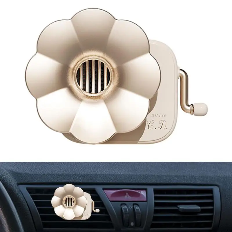 

Car Vent Clip Air Freshener Vintage Phonograph Design Car Vent Freshener Space Saving Decorative Car Accessories For Cars Home