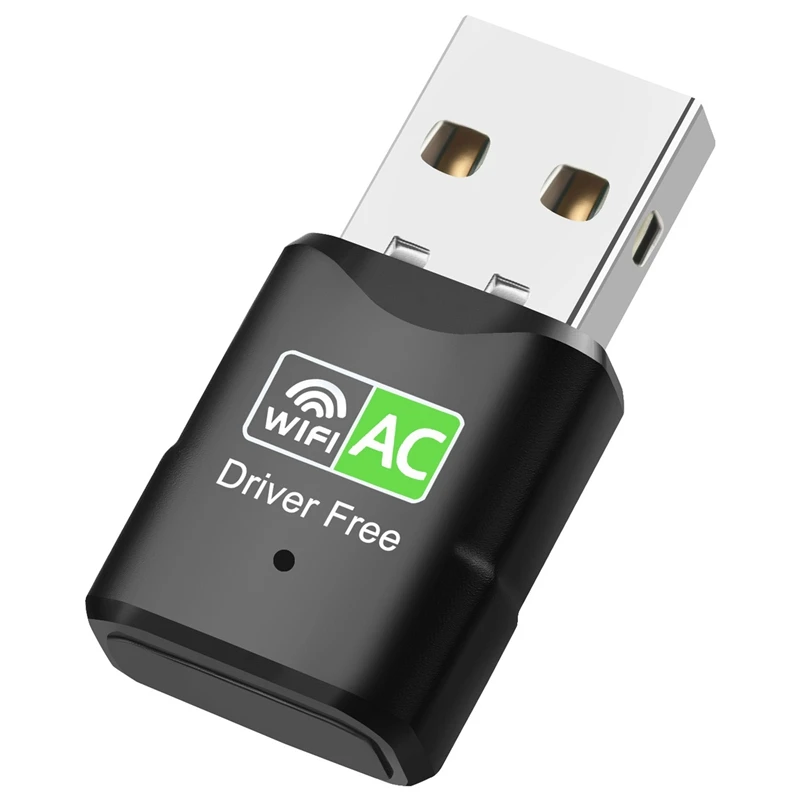 

Приемник и передатчик Wi-Fi USB 600 м, Двухдиапазонная беспроводная сетевая карта без драйверов USB, 2,4G/5G двухдиапазонный