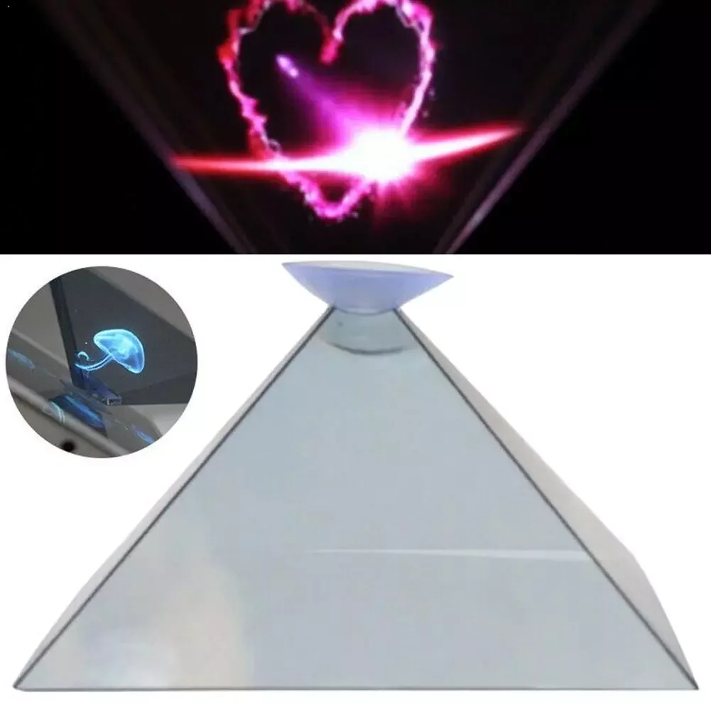 

2020 new 3D Hologram Pyramid Display Projector Video Stand A1U6