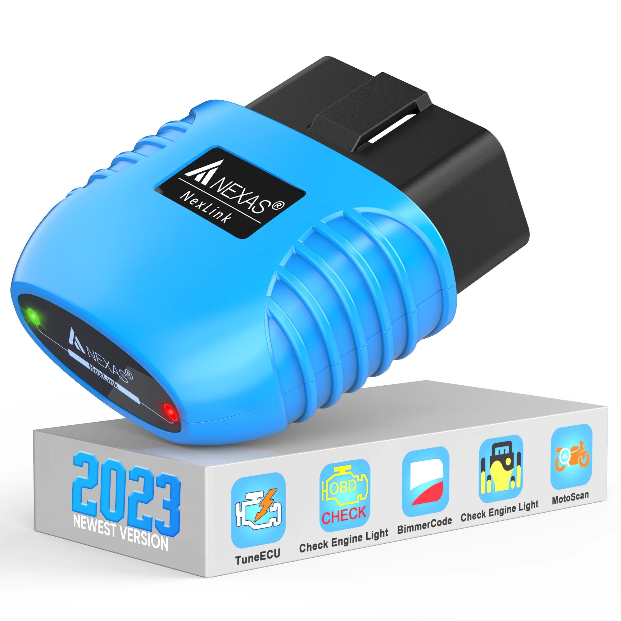 자동차 스캐너 넥사스 블루투스 OBD2 스캐너, 엔진 코드 리더, IOS, 안드로이드 윈도우용, 자동차 진단 스캔 도구 싸고