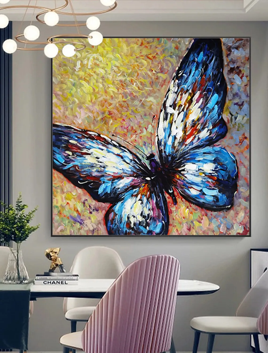 Недорогие картины маслом-картина маслом ручной работы ручная роспись настенное