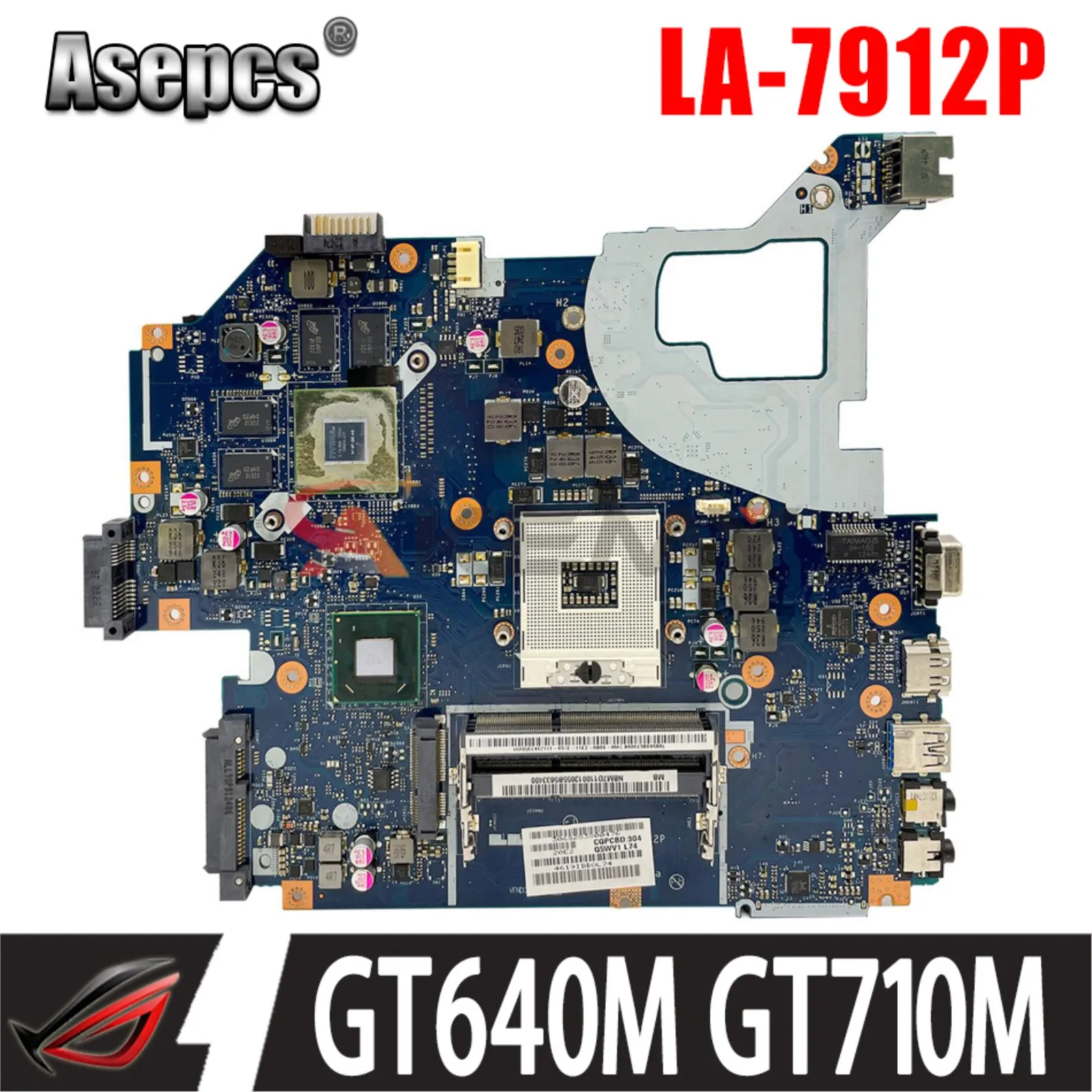 

V3-571G LA-7912P Motherboard for Acer ASPIRE E1-531G V3-571 V3-571G Laptop Mainboard GT610M GT620M GT630M GT640M GT710M GT730M