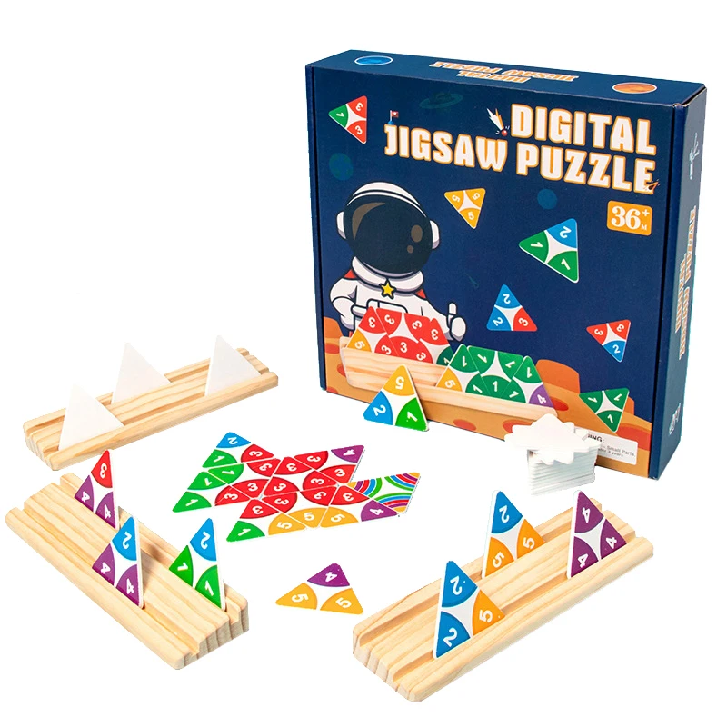 

Kids Educational Cognition Toys Logical Thinking Training Digital Matching Wooden Toys Number Puzzle Board Games Gifts Children