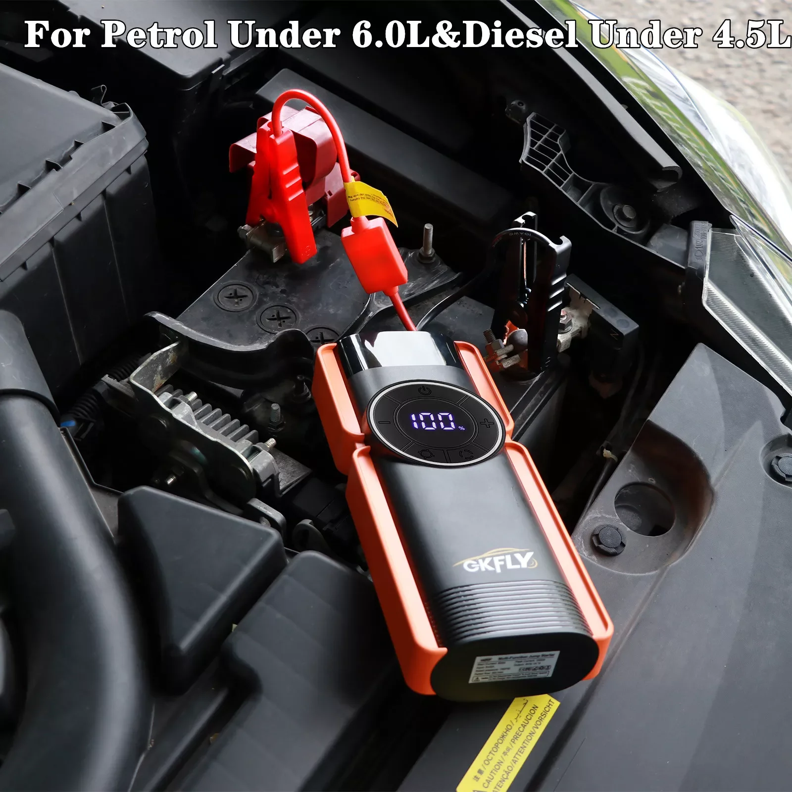 

NEW2023 High Quality 2 IN 1 600A Car Jump Starter+150PSI Air Compressor 14000mAh Power Bank Air Tire Inflator Car Ignition Star