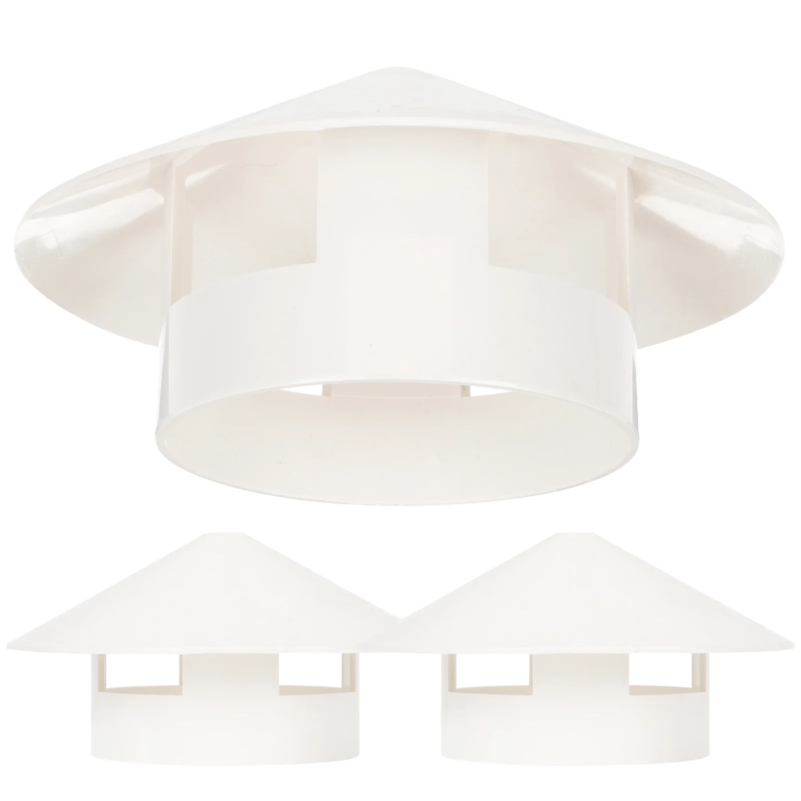 

Cover Chimney Vent Rain Roof Cap Caps Rainproof Protector Funnel Ventilation Pipe Smokestack Gutter Chain Downspout Guard Collar